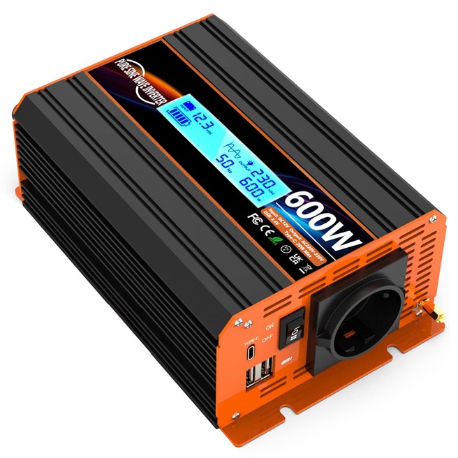 600W Wechselrichter 12v GER