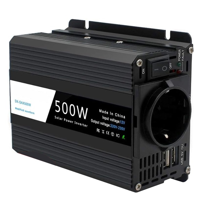 500W Wechselrichter DC 12V GER