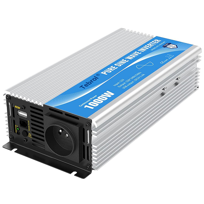 1000W Pur Sinus Onduleur 12V FRA