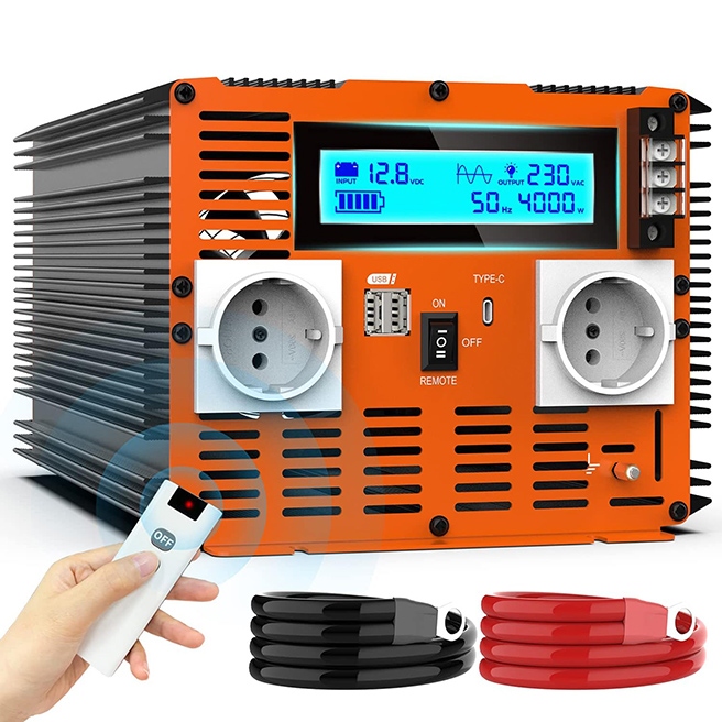 4000w Convertisseur 12V Pur Sinus FRA